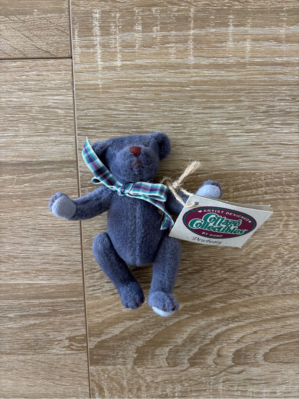 Ganz Cottage Collectibles By Lorraine 1995 Dewbeary Gray Bear 5" W/tag